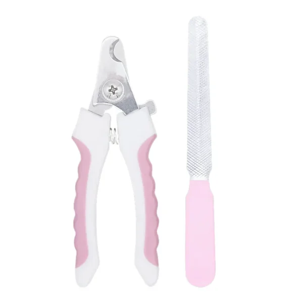 10011 Built-in large nail file included with pet nail clippers – smooths edges after trimming for cats and dogs