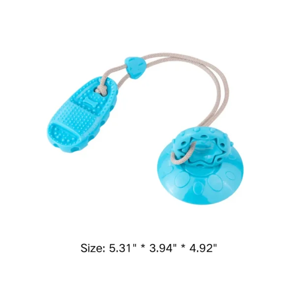 10001 Dimensions of suction cup slipper dog toy for small and medium dogs