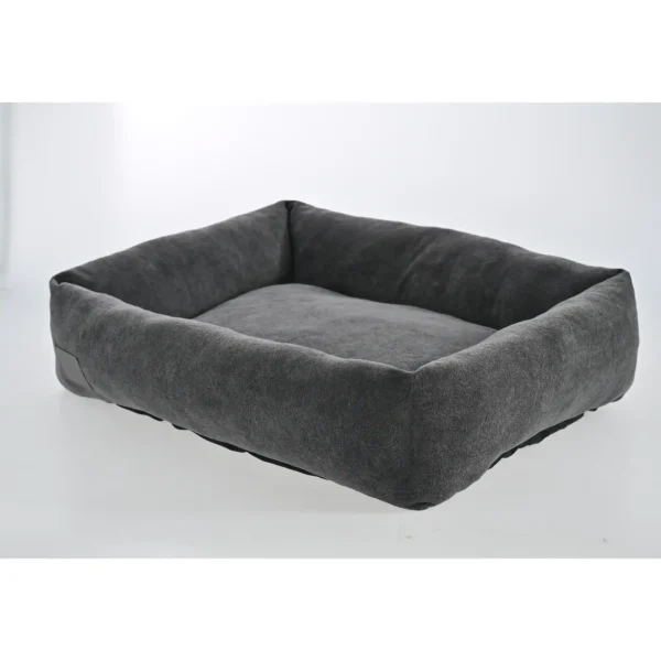 10001 Washable pet bed with anti-slip base and raised edges for comfort and safety