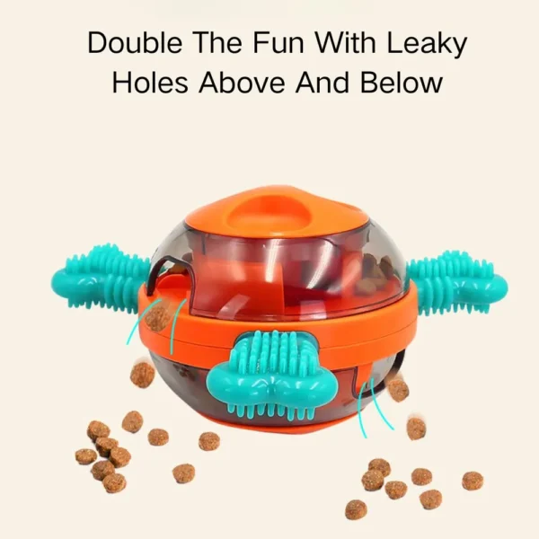 10001 Wholesale dog toy with chewable rubber bones – treat dispensing and slow feeding function for active dogs