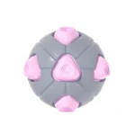 Pink TPR squeaky dog ball toy – wholesale pet supplies