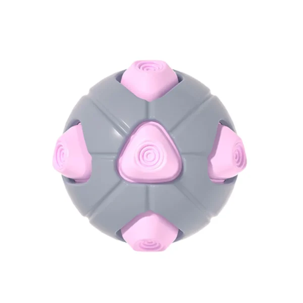 10002 Pink TPR squeaky dog ball toy – wholesale pet supplies