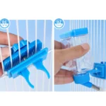 Easy-install bird water feeder showing no-drip spout and anti-leak design