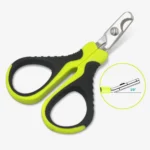10003 Close-up view of stainless steel tilt blade cat nail clippers – durable pet grooming tool for retailers