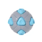 10004 Blue TPR squeaky dog ball toy – interactive pet play toy
