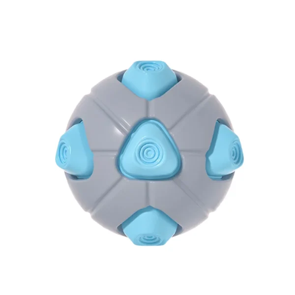 10004 Blue TPR squeaky dog ball toy – interactive pet play toy