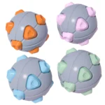 Durable TPR squeaky dog ball toy in assorted colors – wholesale interactive pet toy for dogs