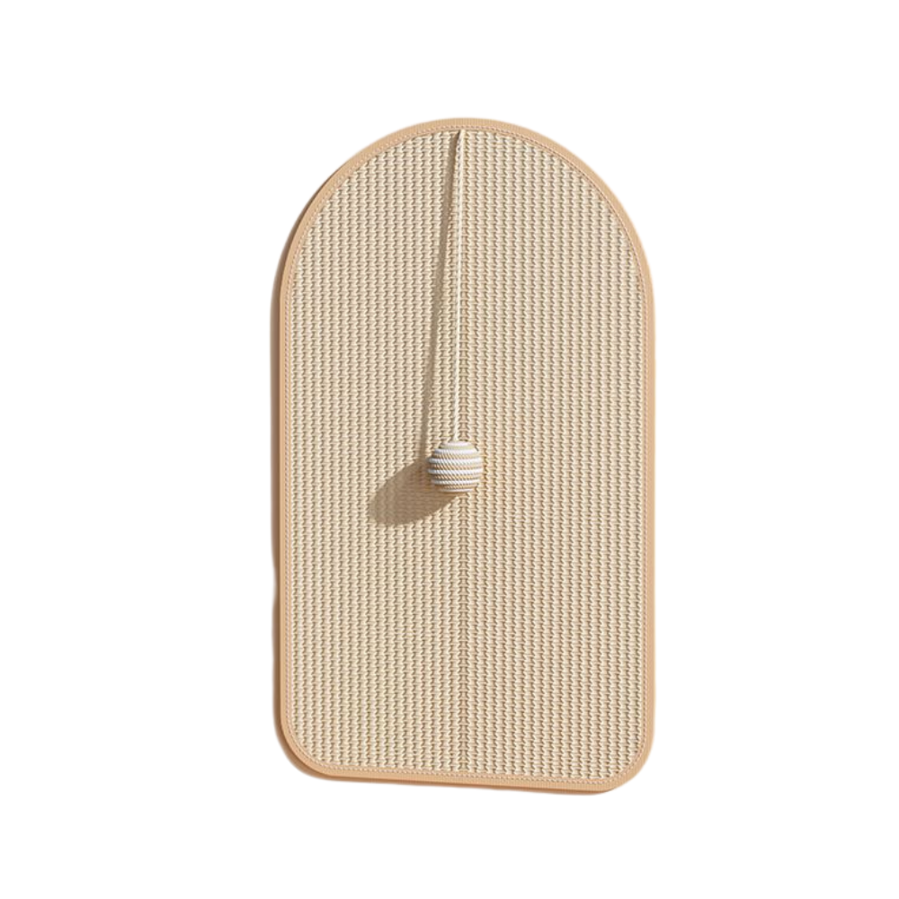 Natural sisal cat scratcher mat wall protector durable scratch pad wholesale pet supplies