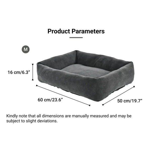 10005 Medium size pet bed dimensions chart for wholesale dog and cat bed