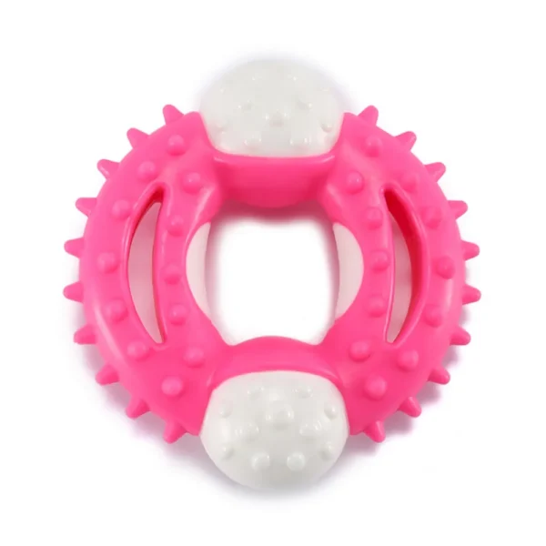 10005 Rose nylon dog chew toy durable and bite-resistant