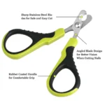 10005 Close-up view of stainless steel tilt blade cat nail clippers – durable pet grooming tool for retailers