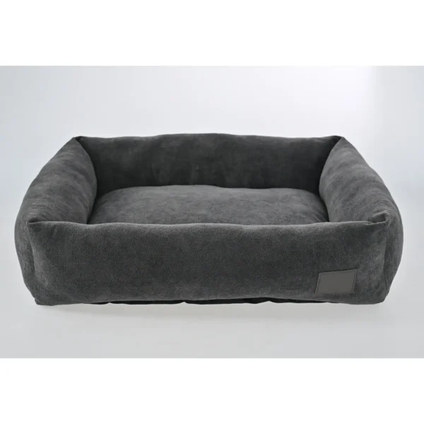 10006 Washable pet bed with anti-slip base and raised edges for comfort and safety