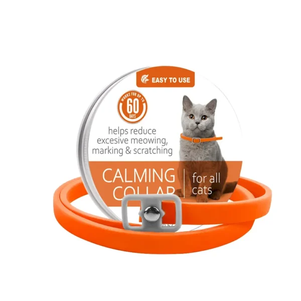 10006 Red cat calming collar for relaxation and comfort