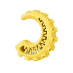 10007 Wholesale durable dog chew toy with octopus tentacle design – treat dispenser in yellow