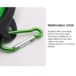 10007 Close-up of collapsible silicone pet bowl showing durable foldable design for dogs and cats