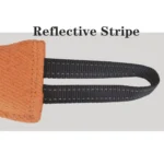 10008 Strong stitching detail of durable dog tug toy for long-lasting use