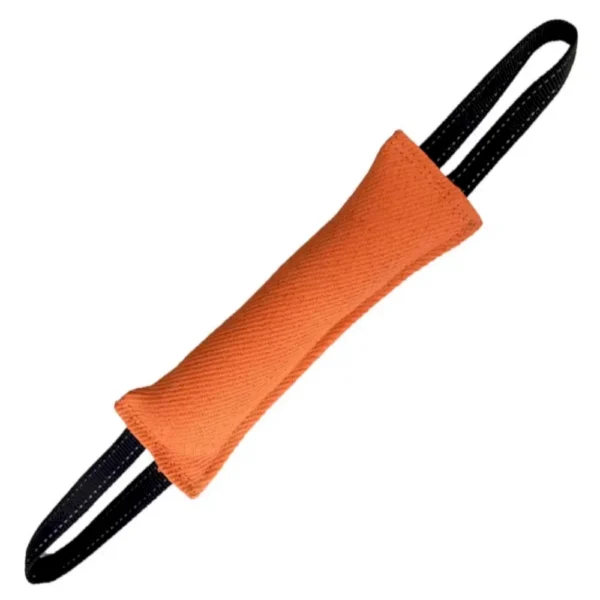 10010 Orange chew tug toy for interactive dog training