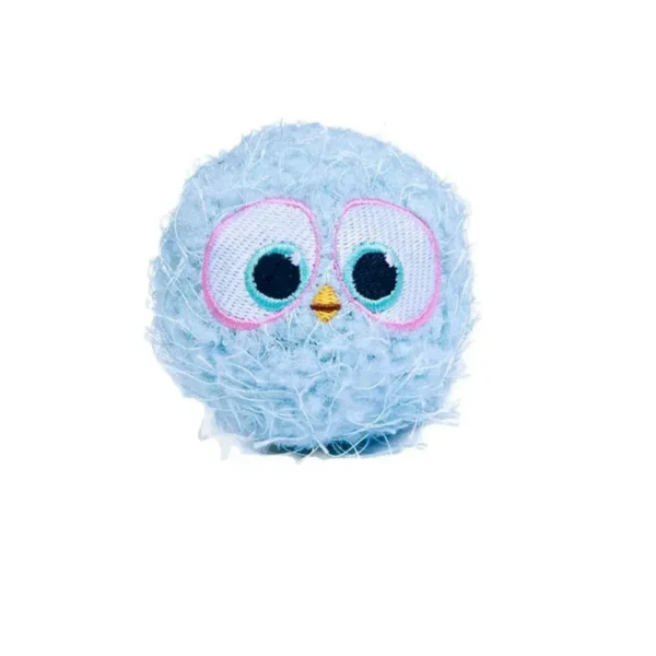 10011 Blue squeaky plush dog ball for dogs wholesale