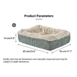 Size S plush pet sofa bed dimensions for wholesale and retail display