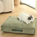 Cat lounging on simple style wholesale pet mattress