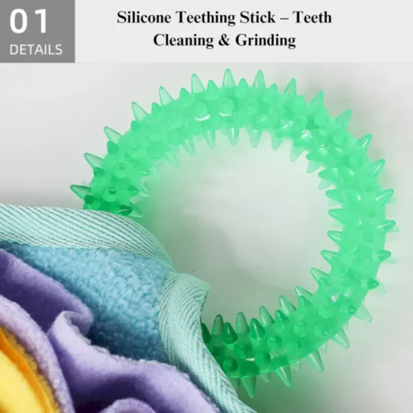 3080c26402305b8d74b738370dcfb15c Soft fleece texture and layered design of jellyfish snuffle mat for dogs