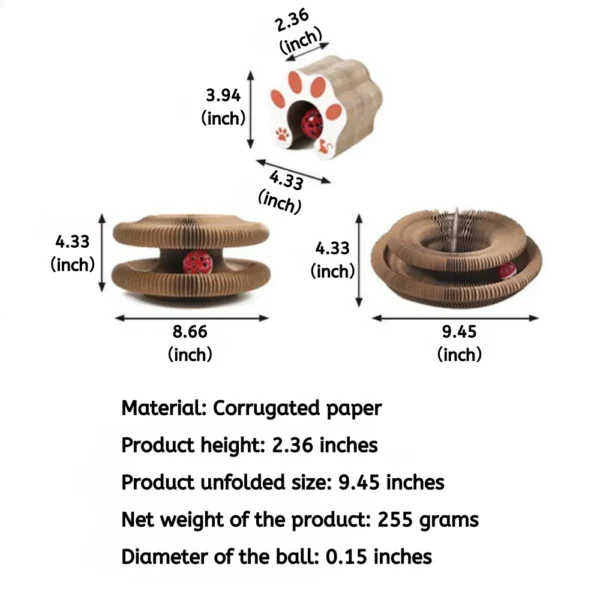 4091f2168d052db960d6cfcae3638a33 Accordion cat scratching board dimensions for wholesale pet stores