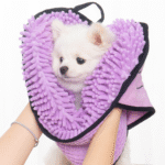 947563abbafcd28405e70c77d3f8f384 Pet owner drying dog with ultra-soft microfiber towel after bath