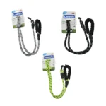 Individual packaging of reflective rope dog leash with padded handle – ready for retail or wholesale distribution