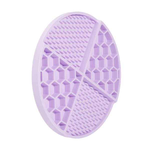 e172a9c92a6c69ed30743cc873760712 Purple silicone dog and cat licking mat slow feeder