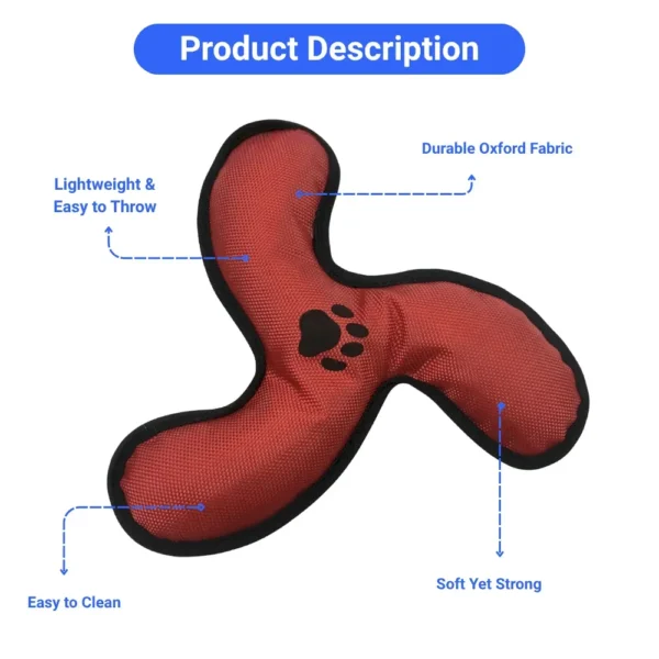 10007 Dog tug-of-war training using durable chew-resistant toy