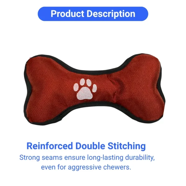 10009 Durable chew-resistant Oxford fabric dog training toys in 4 assorted shapes for wholesale pet supply