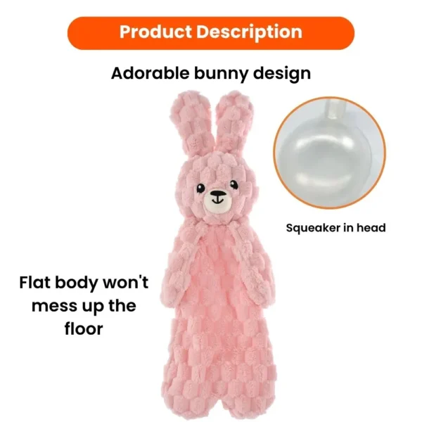 18f25f14c43f45a5965b95aed4c4e967 texture and stitching detail of flat body dog toy