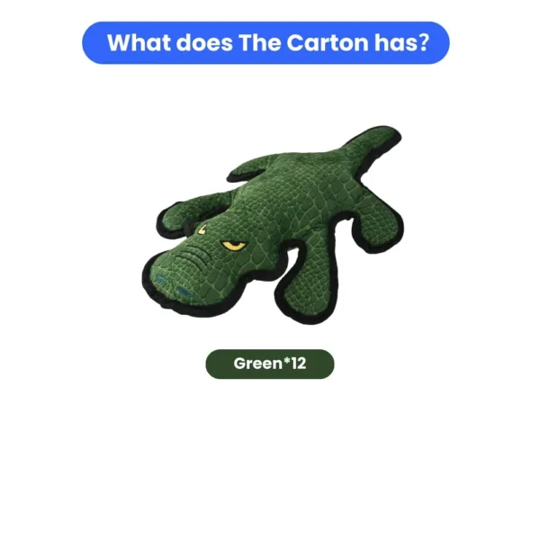 442093c8cffea7469e55844c926cd2f1 Bulk packaging of crocodile dog chew toys for pet store wholesale supply