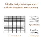 Retail Packaging of Foldable Pet Playpen for Store Display