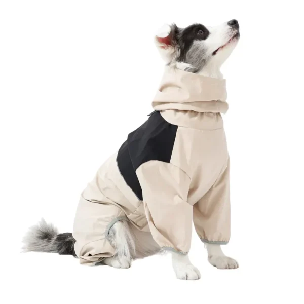 10002 Dog jacket color option in beige