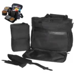 10002 Wholesale pet travel bag with food storage containers for dogs and cats