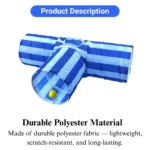 Close-up view of the three-way cat tunnel joint and stitching reinforcement