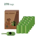 10003 Solid green biodegradable dog poop bag roll