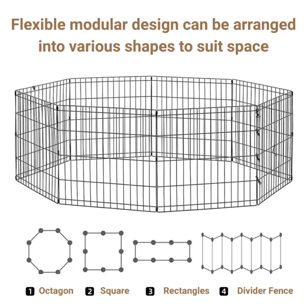 10003 Bulk Packaging for Wholesale Shipment of Metal Dog Playpen