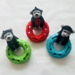 10006 In-store display of floating gorilla TPR dog toys for pet shops and groomers