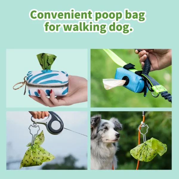 10006 Leak-proof design demonstration of dog poop bags