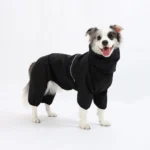 10008 Dog jackets displayed on retail store rack