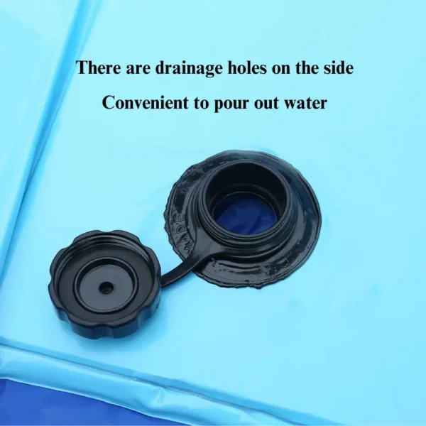 10009 Thick PVC material and sturdy side panels of foldable dog pool