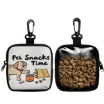10002 Pet snack pouch style B with transparent food window