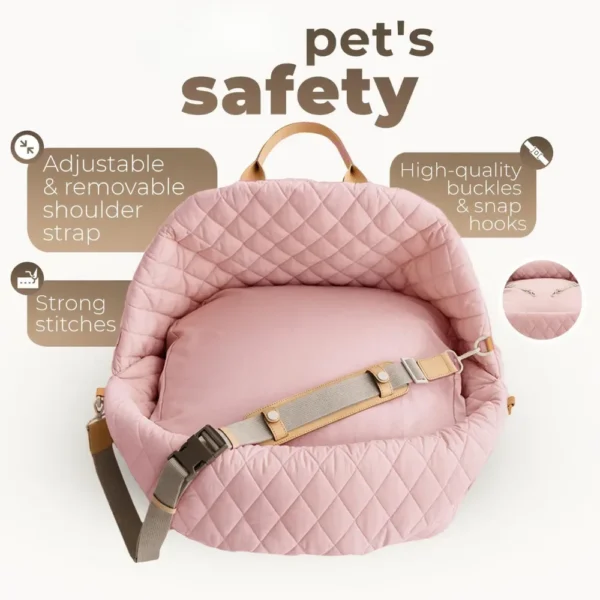 10005 Foldable pet carrier bag for easy storage