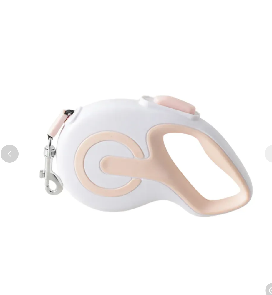 white retractable dog leash for pet stores