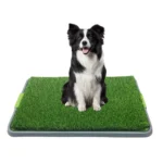 large fake grass dog potty tray indoor puppy toilet training system