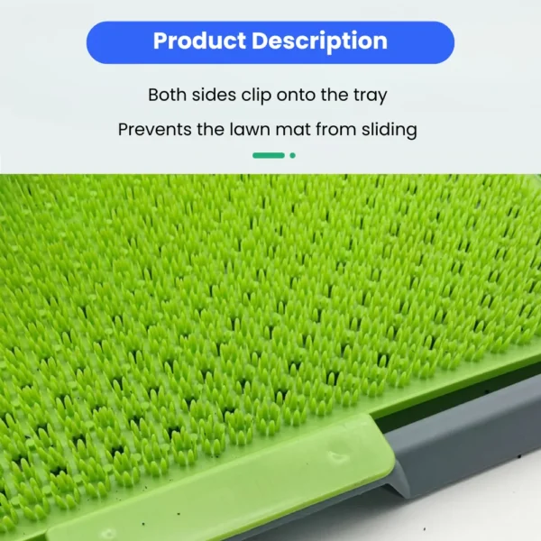 10004 removable dog potty tray drainage system