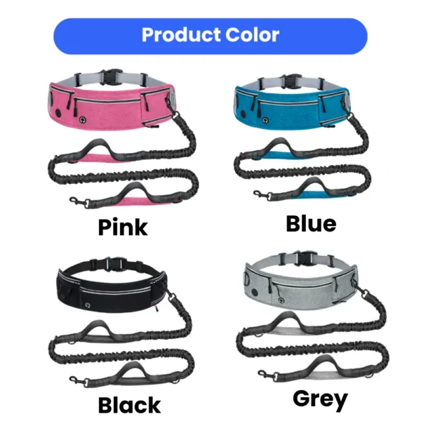 10006 pet store display of hands free running dog leash waist belt